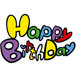 デザイン名/ happybirthday