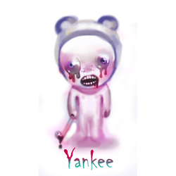 デザイン名/ 病ンキーベイブ クマさん帽子