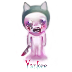 デザイン名/ 病ンキーベイブ 猫耳帽子