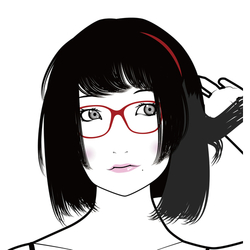 デザイン名/ Red rim girl 3