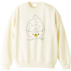 白推し、白担当さんへ 大盛りごはんくまさん かわいいTシャツ