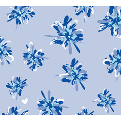 デザイン名/ 大人女子に人気のシックな花柄 かわいい花柄デザイン