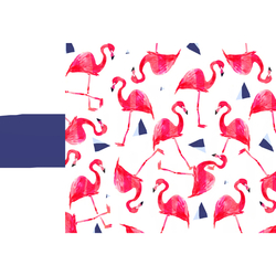 デザイン名/ フラミンゴ柄 手帳型iphone６/６ｓケース