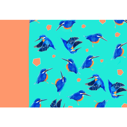 デザイン名/ カワセミ柄 手帳型iphone６/６ｓケース