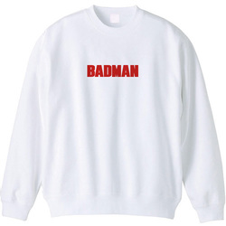 BADMAN word logo rd