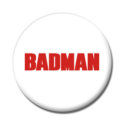 BADMAN word logo rd