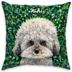 NO.12 kiki キャンバス地クッション