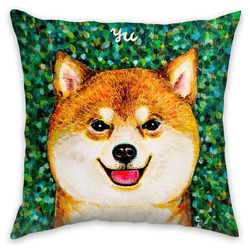 NO.13 yu キャンバス地クッション