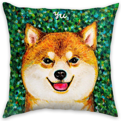 NO.13 yu キャンバス地クッション