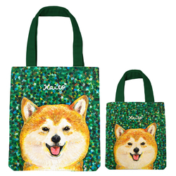 NO.11 kaito パネルプリントトート