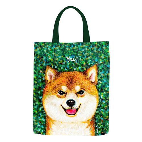 NO.13 yu パネルプリントトート