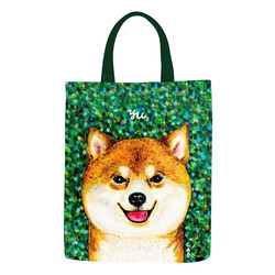 NO.13 yu パネルプリントトート