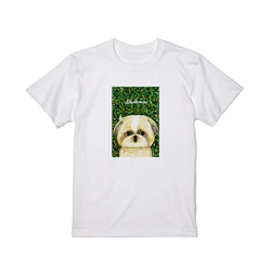 NO.22 shishimaru アクリル画Tシャツ