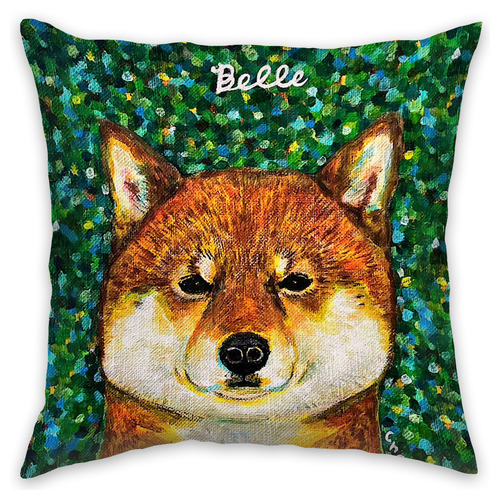 NO.16 belle キャンバス地クッション