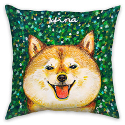 NO.19 hina キャンバス地クッション