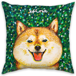 NO.19 hina キャンバス地クッション