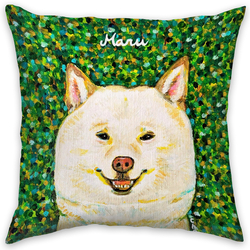 NO.21 maru キャンバス地クッション