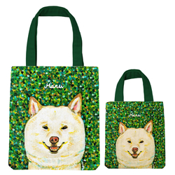 NO.21 maru パネルプリントトート