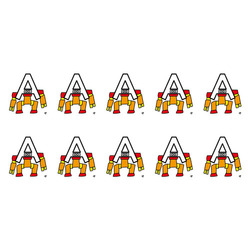 sample(文字ロボプリントグッズ)