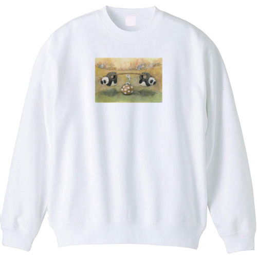 うさぎとパンダ