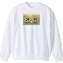 うさぎとパンダ