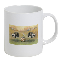 うさぎとパンダ