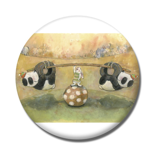 うさぎとパンダ