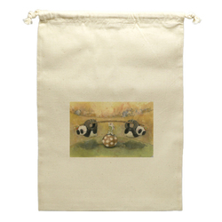 うさぎとパンダ