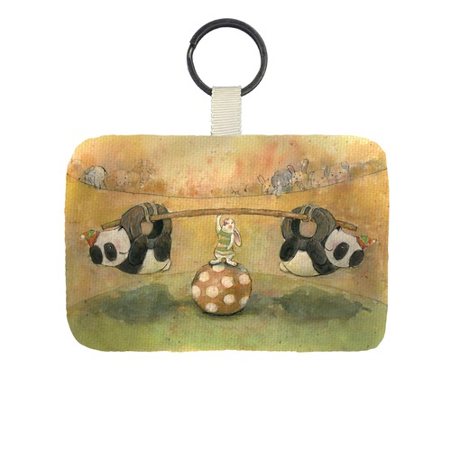 うさぎとパンダ