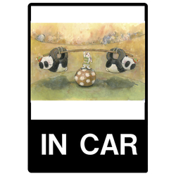 うさぎとパンダ