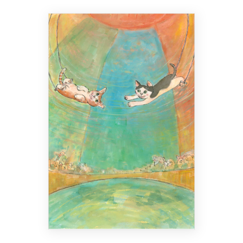 猫＿空中ブランコ