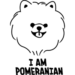 デザイン名/ ふわふわポメちゃん（ポメラニアン）