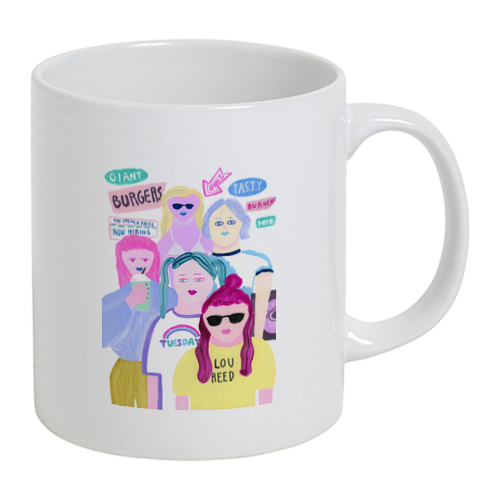 ハンバーガー列