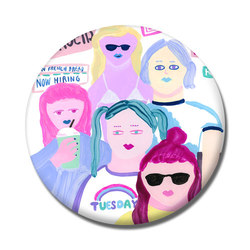 ハンバーガー列