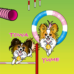 デザイン名/ とわ夢アジグッズ２