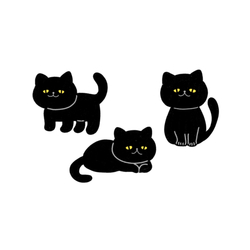 デザイン名/ 黒い子達