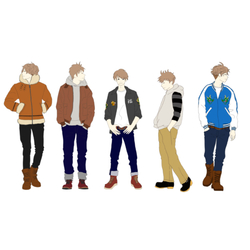 デザイン名/ 年中ブーツの人たち