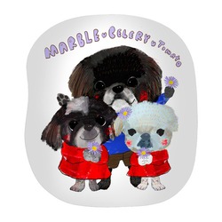 celery, tomato, marble