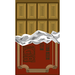 デザイン名/ バナナチョコスマホカバー