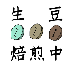 デザイン名/ Roasting now -焙煎中だもの-