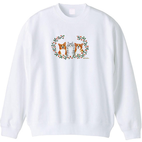 はくたちひろ_コーギー&アメリカンショートヘア5-1