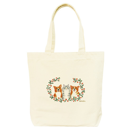 はくたちひろ_コーギー&アメリカンショートヘア5-1