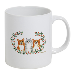 はくたちひろ_コーギー&アメリカンショートヘア5-1