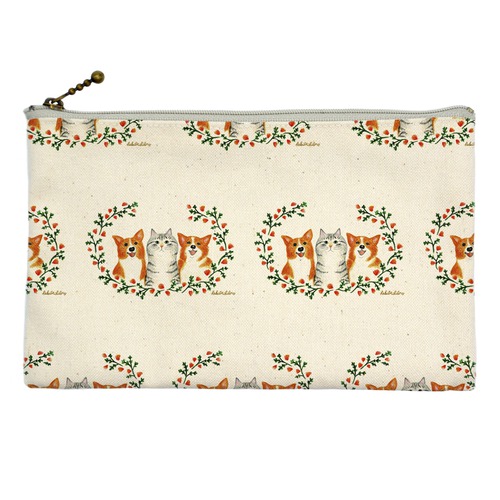 はくたちひろ_コーギー&アメリカンショートヘア5-1