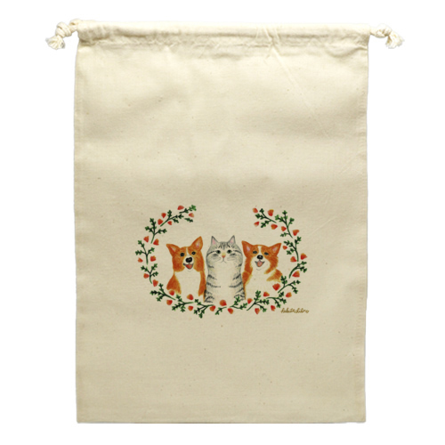 はくたちひろ_コーギー&アメリカンショートヘア5-1