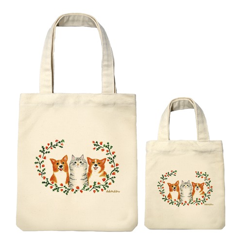 はくたちひろ_コーギー&アメリカンショートヘア5-1