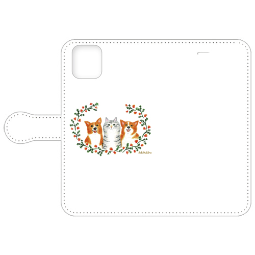 はくたちひろ_コーギー&アメリカンショートヘア5-1